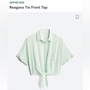 Sophie Rue Reagana Tie Front Top